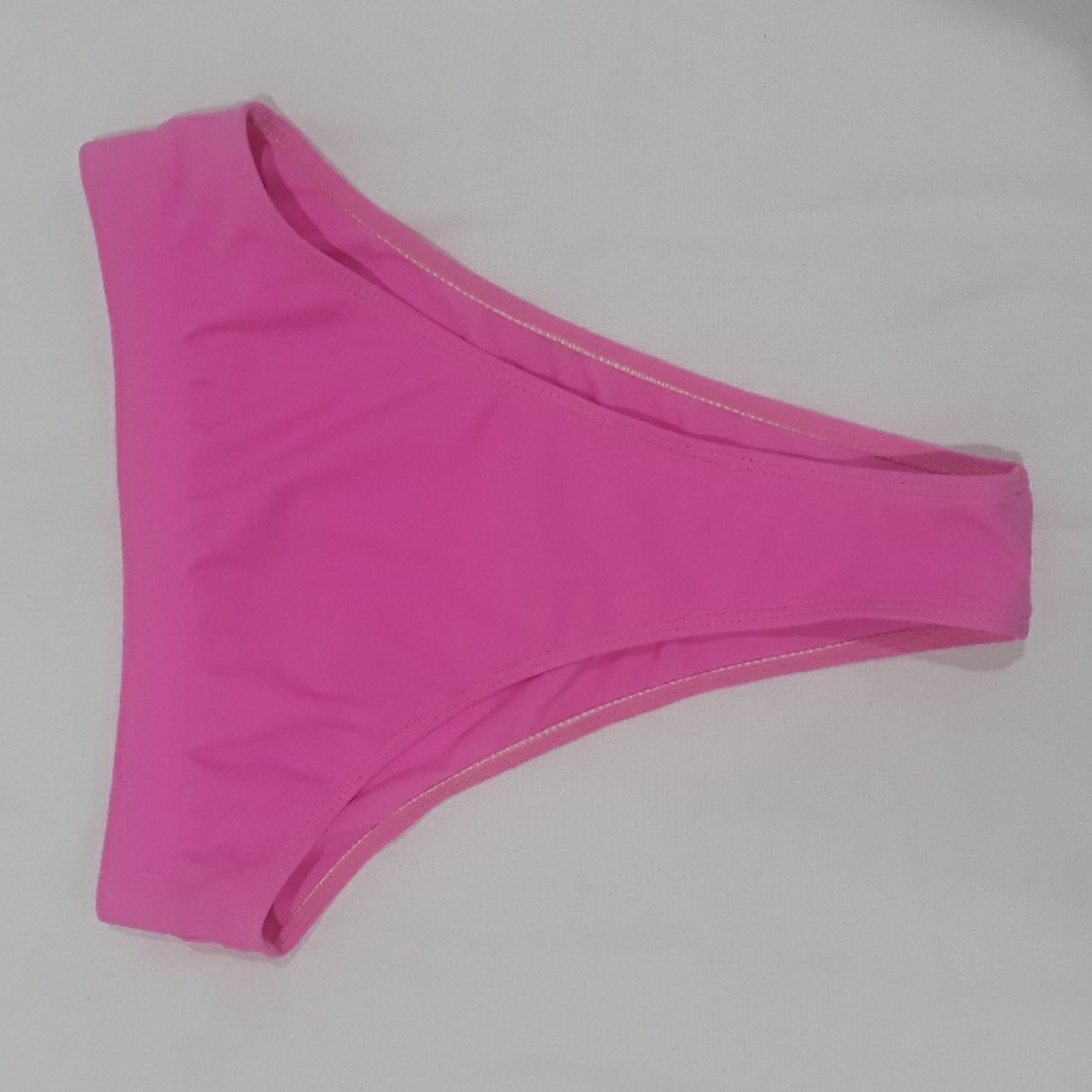 Matte Collection high waist bikini pink size small